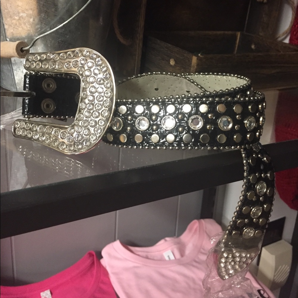 Sequin western belt
